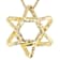 Star Of David Pendant Necklace In 14K Gold Over Sterling Silver