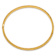 14k Yellow Gold 6.2mm Textured and Diamond-Cut Twisted Laser Design
Hinged Bangle