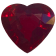 Ruby 13.3x12.5mm Heart Shape 8.01ct