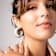 14K Yellow Gold Over Sterling Silver Small Illusion Acrylic Hoop
Earrings in Rose Gold Color