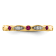 14K Yellow Gold Stackable Expressions Lab Created Ruby and Diamond Ring 0.096ctw