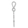 Rhodium Over 14k White Gold Solid Polished Script Filigree Textured
Letter G Initial Pendant