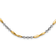 14K Two-tone Polished Fancy Beaded Necklace