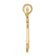 14k Yellow Gold Polished Cat Reaching Pendant