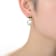 Pear Shape Freshwater Pearl Drop Earrings In 14K Gold Over Sterling Silver