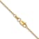 10k Yellow Gold 1.45mm Solid Diamond-Cut Cable 22 Inch Chain