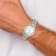 Men's Charles Hubert Titanium 40mm White Dial Watch
