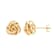 14k Gold Love Knot Stud Earrings