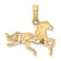 14k Yellow Gold Horse Pendant
