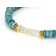 Opal And Turquoise Rondelle Beaded Bracelet In 18K Gold Over Sterling Silver
