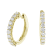1.25ctw Diamond Hoop Earrings in 14k Yellow Gold