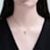 CZ Statement Pendant Necklace In 14K Gold Over Sterling Silver