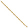 14k Yellow Gold 5.2mm Polished Fancy Link Men's Bracelet