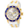 Invicta Pro Diver 48mm White Dial Silicone, Stainless Steel Band Quartz Watch