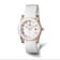 Charles Hubert Rose IP-plated Stainless Steel/Ceramic White Dial Watch