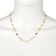 Multi-Gem 14k Yellow Gold 18" Necklace 9.69ctw