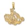 14k Yellow Gold and 14k Rose Gold with Rhodium Over 14k Yellow Gold
Textured #1 MOM Flower Charm