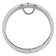 Rhodium Over Sterling Silver Diamond-cut 20mm Hinged Bangle Bracelet