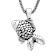 Sterling Silver 25mm Fish Necklace, 18”