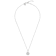 Initial M Charm Pendant Necklace In Silver-Tone