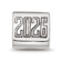 Sterling Silver Polished 2026 Graduation Bead