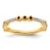 14K Yellow Gold Stackable Expressions Garnet and Diamond Ring 0.225ctw