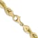 14k Yellow Gold 7mm Solid Diamond-Cut Rope 20 Inch Chain