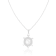 8-9mm White Cultured Freshwater Pearl Sterling Silver Pendant W/Chain