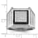 Rhodium Over Sterling Silver Brilliant Embers CZ Black and White Men's Ring