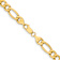 14k Yellow Gold 8.5mm Figaro Link 26 Inch Chain
