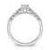 Rhodium Over 10K White Gold Lab Grown Diamond VS/SI GH, Complete
Engagement Ring 0.5ctw