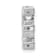 Rhodium Over 14K White Gold Diamond Letter E Initial Charm