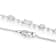 CZ Mixed Shapes Tennis Necklace In Rhodium Over Sterling Silver