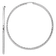 Rhodium Over 14k White Gold Polished, Satin and Diamond-Cut 2 1/8"
Endless Hoop Earrings