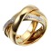 White Diamond 18k Yellow Gold Over Sterling Silver Crossover Ring 0.10ctw