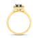 1.37ctw Sapphire and Diamond Ring in 14k Yellow Gold