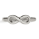 Stainless Steel Polished Infinity Symbol Ring