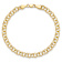 10k Yellow Gold 5.25mm Double Link Charm Bracelet