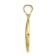 14K Yellow Gold San Benito 2 Sided Round Pendant