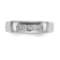 Rhodium Over 14K White Gold Lab Grown Diamond SI1/SI2, G H I, 5-Stone
Men's Channel Band