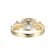 White Cubic Zirconia 18k Yellow Gold Over Sterling Silver April
Birthstone Ring 5.32ctw