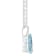 12x8mm Pear Shape Sky Blue Topaz With Diamond Accents Rhodium Over
Sterling Silver Pendant w/ Chain