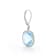 Sky Blue Topaz Rhodium Over Sterling Silver Earrings 12.00ctw