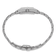 Ladies Charles Hubert Solid Stainless Steel Black Dial 20x25mm Watch