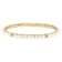 Cultured Freshwater Pearl Bangle Bracelet In 18K Gold Over Sterling
Silver 4mm