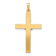 14k Two-tone Gold INRI Crucifix Pendant
