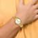 LogoArt University of Florida Pro Gold-tone Gents Watch