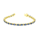 5.00ctw Sapphire and Diamond Bracelet 14k Yellow Gold