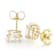 Lab-Grown Diamond Oval Stud Earrings In 14K Gold 3.00ctw