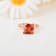 Peach Orange Lab Created Padparadscha Sapphire 14K Rose Gold Over
Sterling Silver Statement Ring